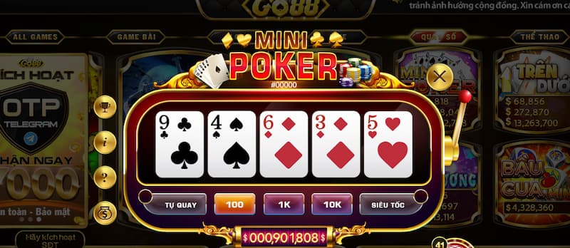 Game đổi thưởng mini poker Go88