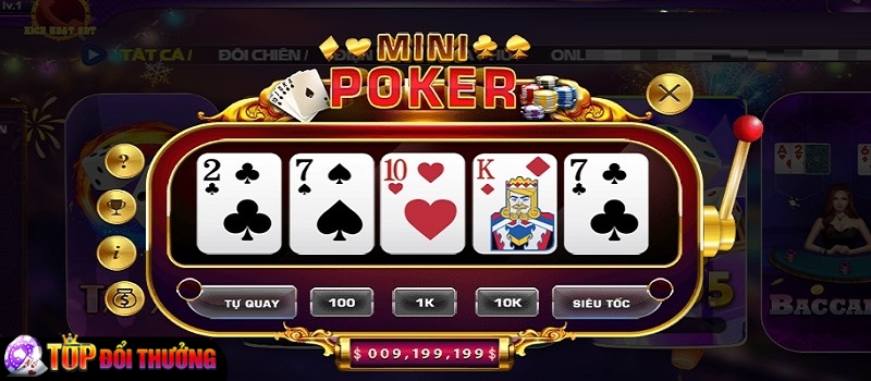 Những tính năng hữu ích khi chơi game Mini Poker B69