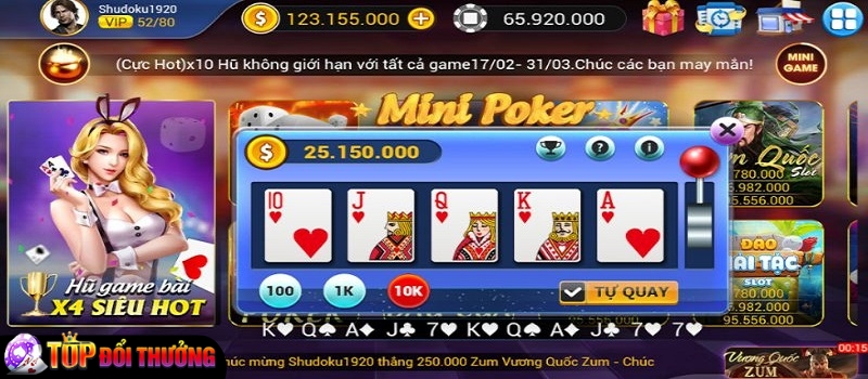 Trò chơi Mini Poker B69 là gì và có hấp dẫn không?